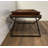  27" Brown And Black Solid Wood Cross Legs Coffee Table – Transitional Storage