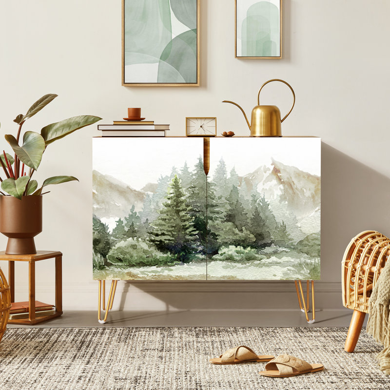 35'' Sideboard, Pine Tree Green