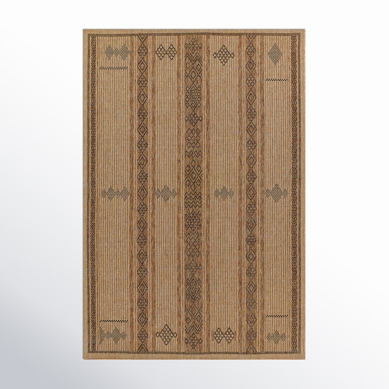 Ava Geometric Indoor / Outdoor Rug, Rectangle 2' x 3'