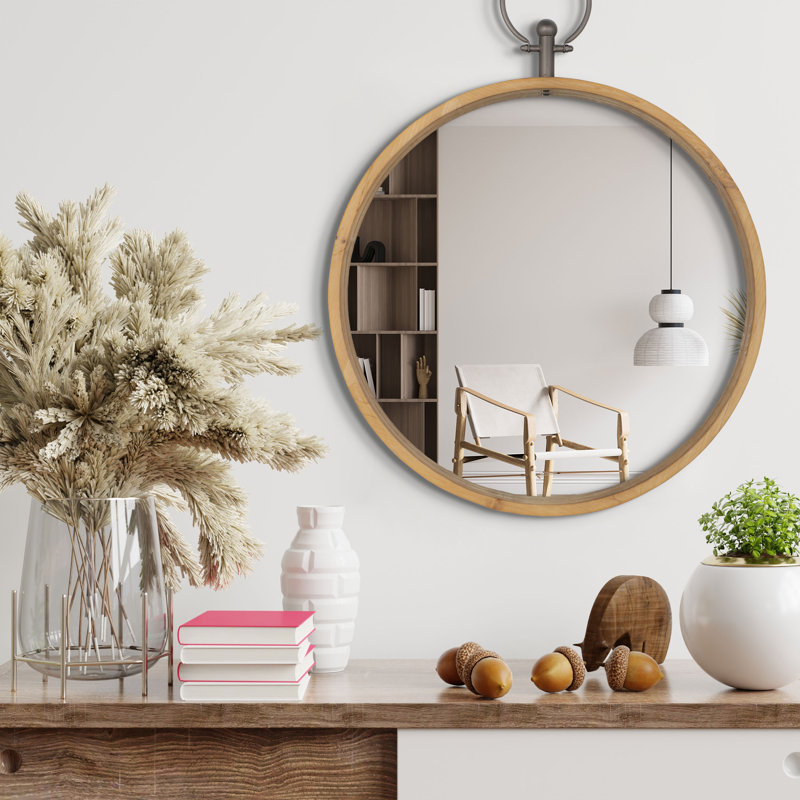 Minhtri Metal Flat Wall Mirror