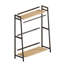 Portant à vêtements autoportant en bois massif et métal avec barre de suspension-1039040033