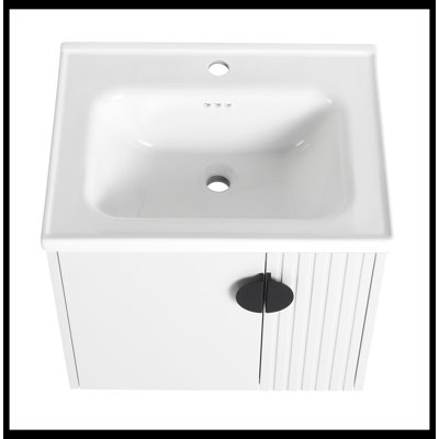 Akaysha 23.80'' Single Bathroom Vanity with Top