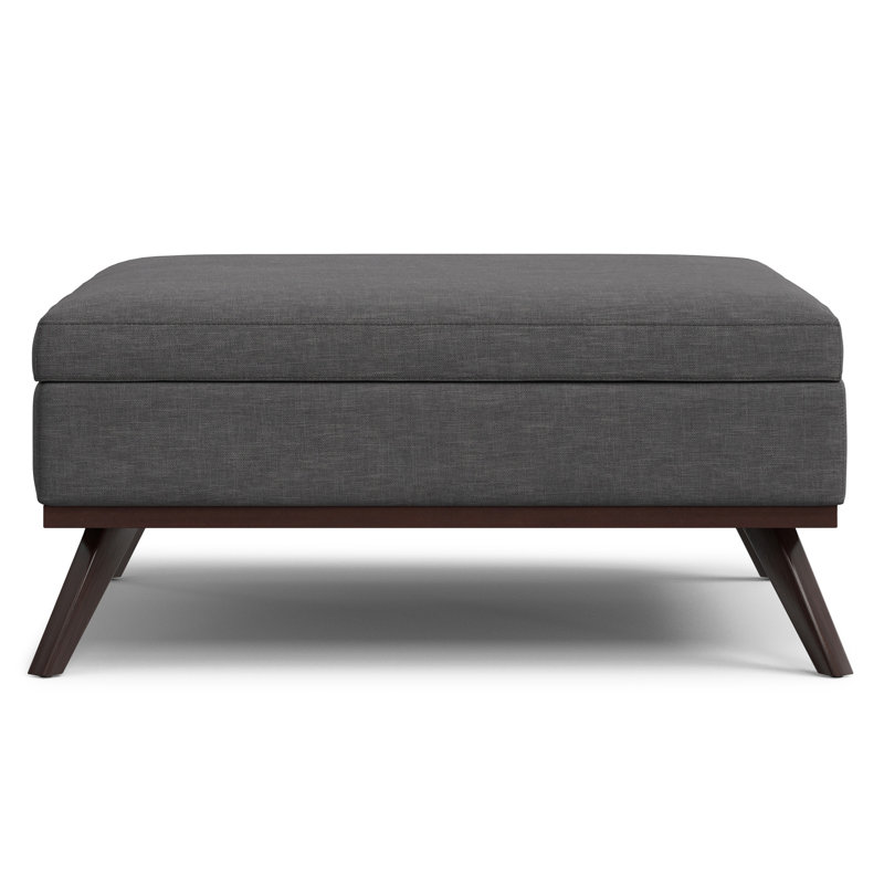 Table basse avec repose-pieds Owen XL, Gris