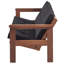 Lit de jour de patio avec coussin Uribe