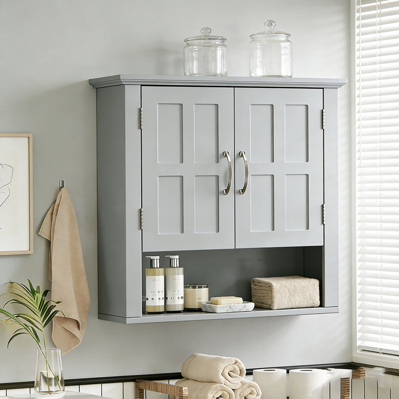 Bathroom Storage Cabinet, Gray