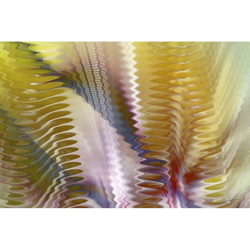 Symphonic I by James Burghardt - Wrapped Canvas Painting, 81cm H x 122cm W x 3.8cm D
