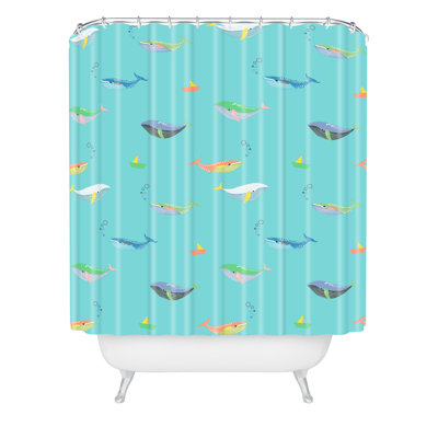 Rideau de douche simple hello sayang
