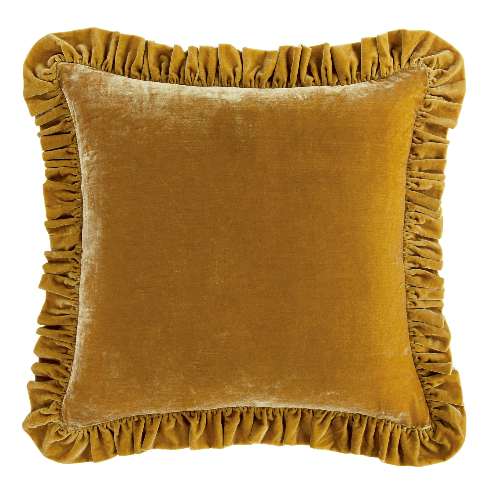 Stella Velvet Shams, Saffron