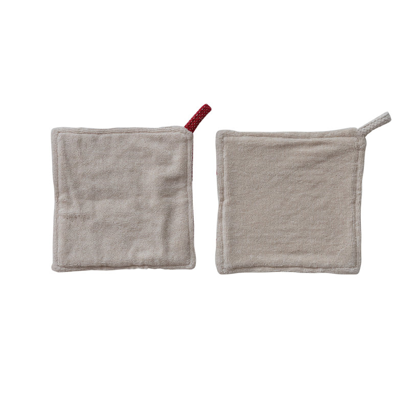 Woven Cotton Diamond Pot Holder