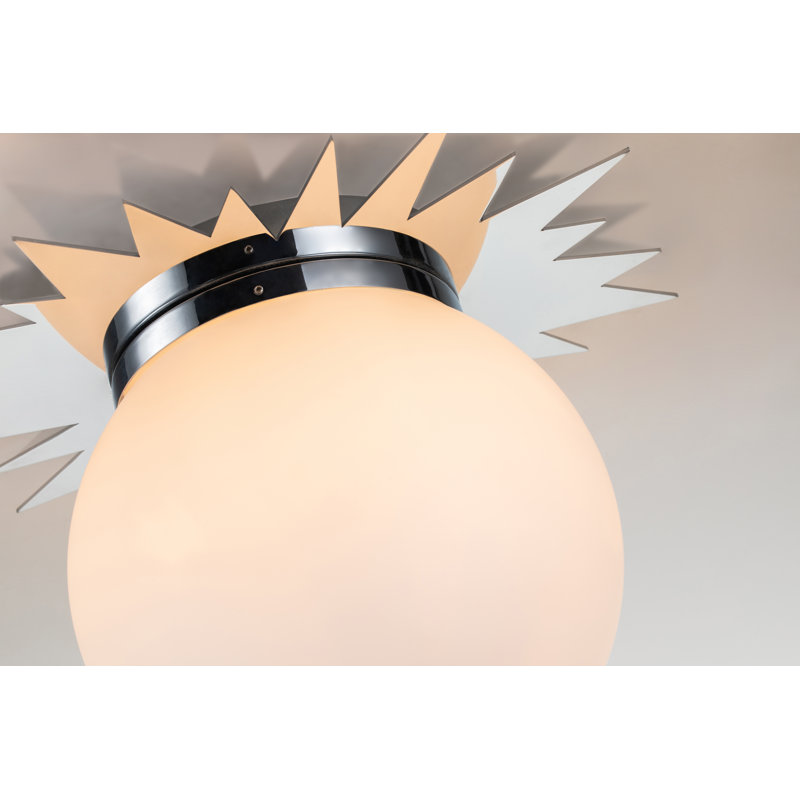 Luminaire DEL Juleanna en forme d'étoile, Chrome