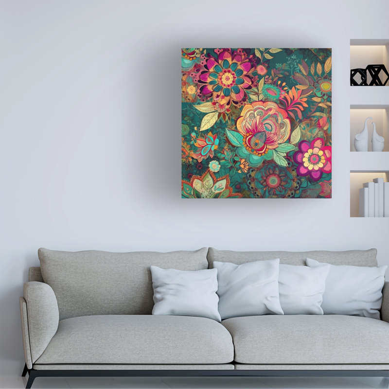 Art sur toile «Bachelor Sasha Flower Meditations VII», H 14 po x l 14 po