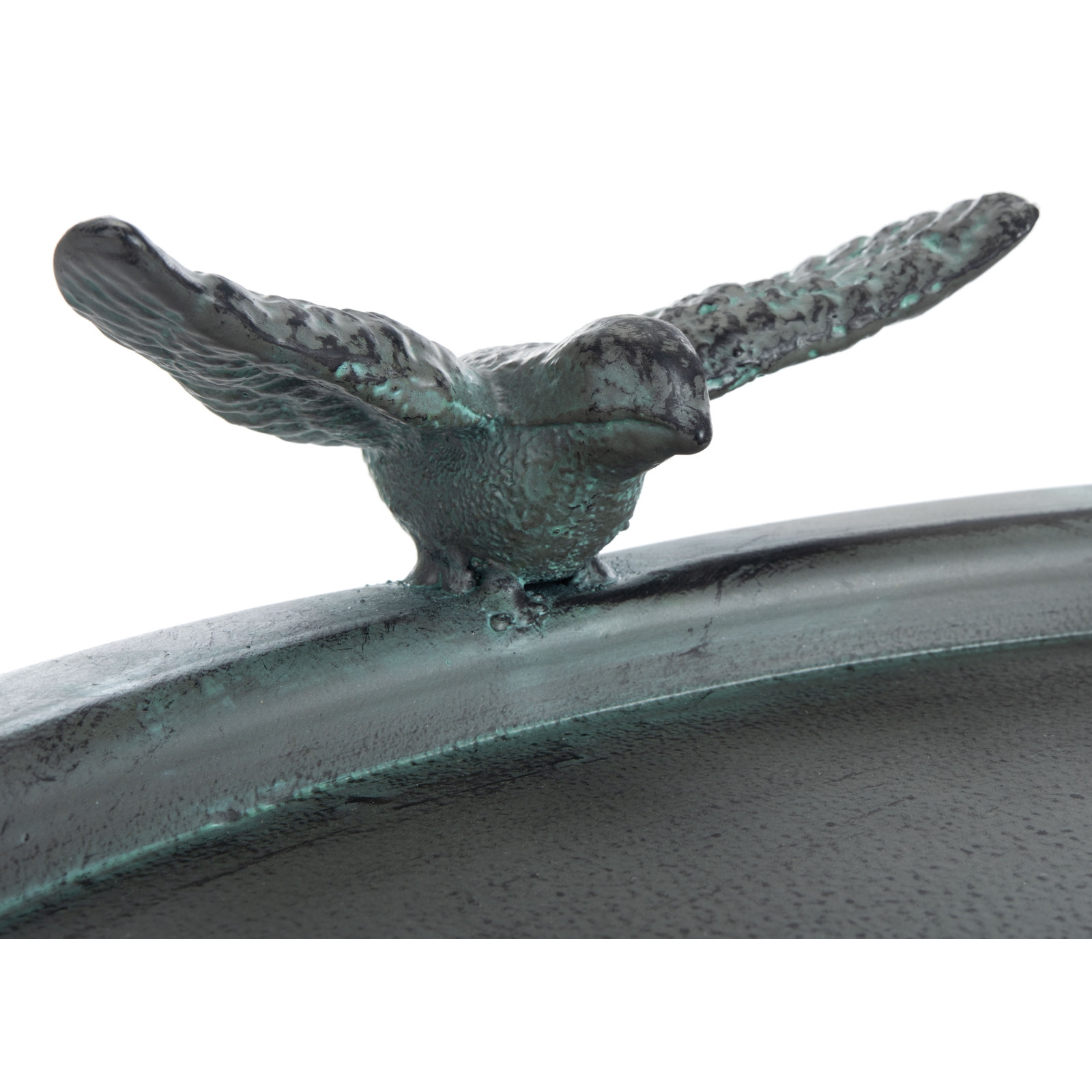 Allison Metal Fountain Birdbath, Ant Gray