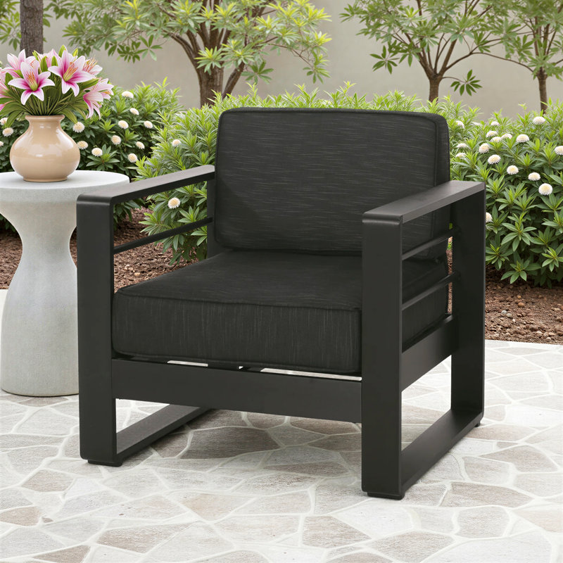 Sabeehah Outdoor Lounge Chair with Cushions