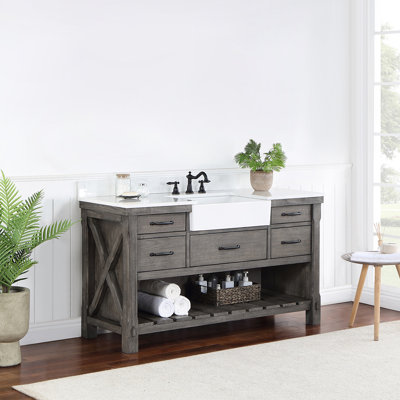 Ensemble de meuble-lavabo simple 60 po Villareal