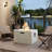 Square Outdoor Fire Pit-245175743