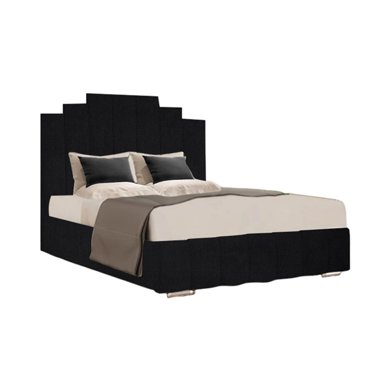 Chazlynn Upholstered Bed, Single (3'), Black