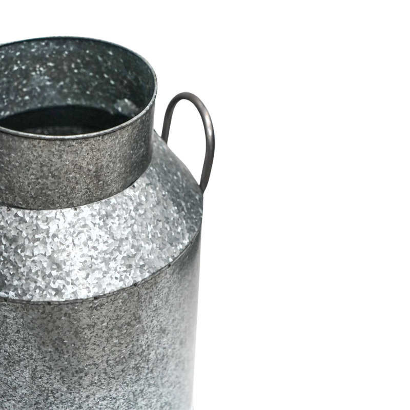 Galvanised Milk Churn H42cm