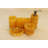 6Pc Honey Onyx Bath Accessory Set