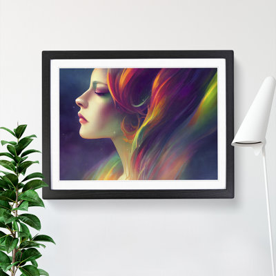 Electric Woman - Single Picture Frame Painting