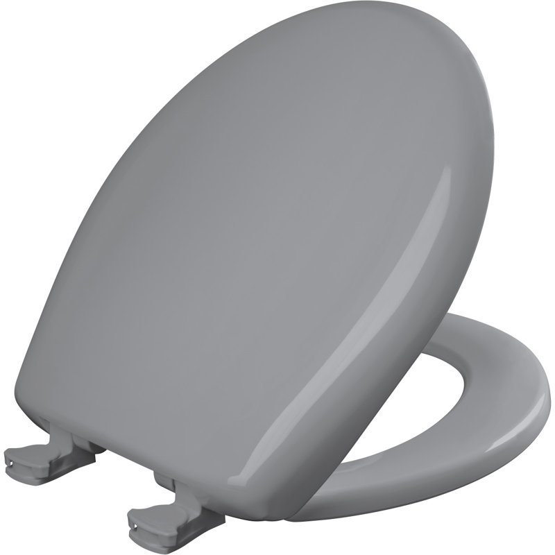 Round Toilet Seat and Lid, Country Grey