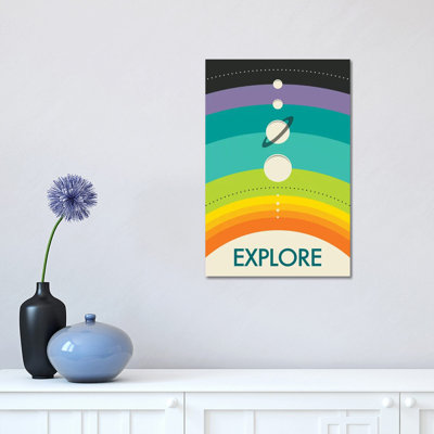 Solar System by Jazzberry Blue - Wrapped Canvas Gallery-Wrapped Canvas Giclée