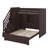 Twin-Over-Full Bunk Bed Featuring Storage Steps, Built-In Wardrobe, USB Ports & Lighting-1428411751