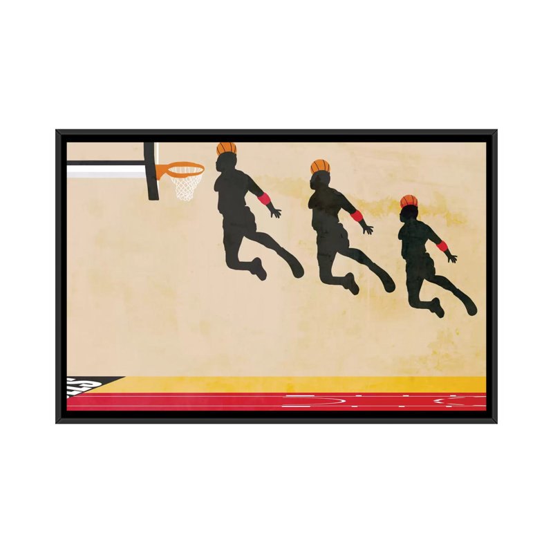 « enornement de la victoire », impression sur toile, H 18 po x l 26 po x P 1,5 po, Toile avec cadre noir, Pas de tapis