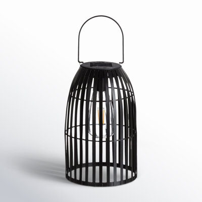 Nyota Metal Woven Solar Hanging Lantern