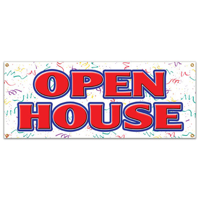 OPEN HOUSE Bannière en vente