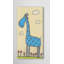 «Blue Giraffe», reproduction sur toile tendue-17547604