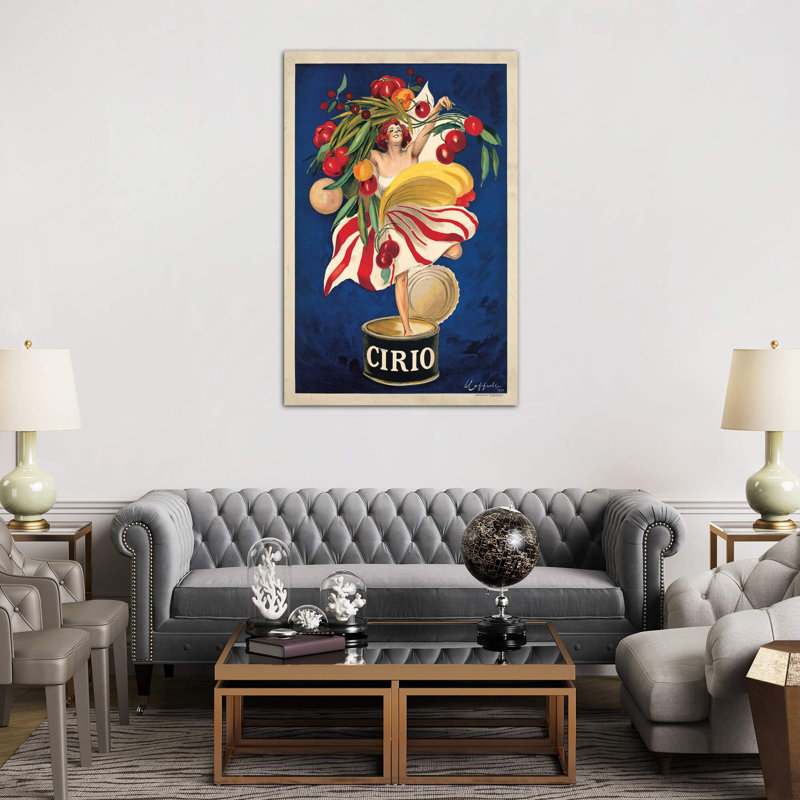 Cirio by Leonetto Cappiello - Print on Canvas, 101.6 cm H x 66.04 cm W x 3.175 cm D