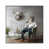 White Floater Framed
