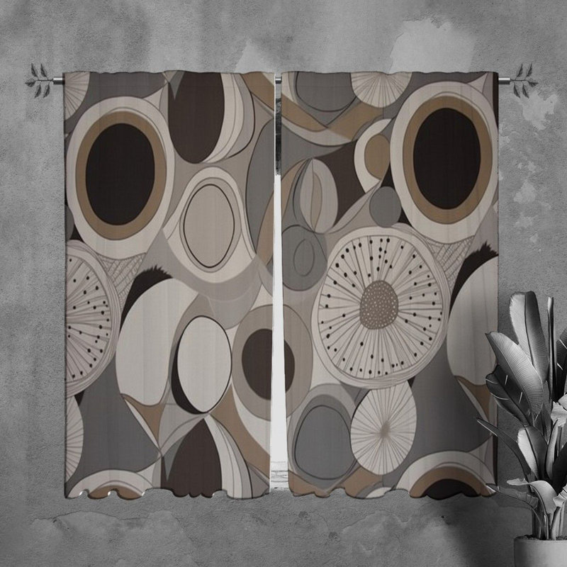 Paire de rideaux obscurcissant en polyester Sumati, L 40 po x L 82 po