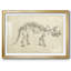 Dinosaur Study II, reproduction d'art encadrée-549636168-549636169