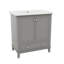 Meuble-lavabo 30 po avec évier encastré encastré et tiroir-18661288