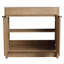 Meuble-lavabo de salle de bain 36 po avec poignées en métal et portes à fermeture en douceur - chêne imitation Bvb02436imo - couleur armoire