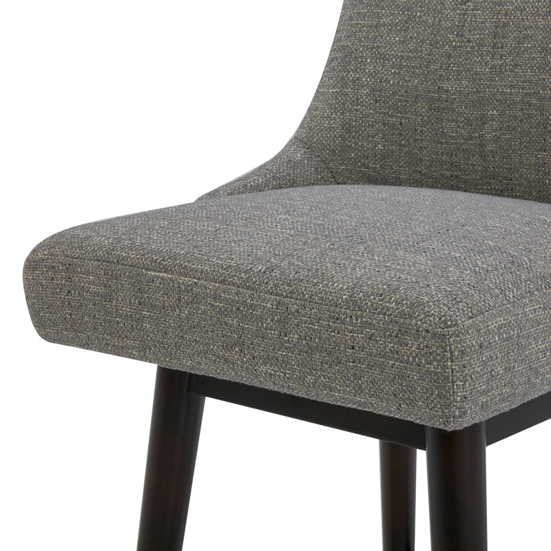 Tabouret de comptoir pivotant 26 po Luong, Tissage de brouillard