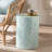 Addie Mother of Pearl Floor Shelf End Table