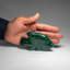Genuine Polished Malachite Fish Carving (422.2 Grams)