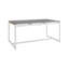 Ensemble repas d'extérieur en aluminium et teck avec coussins 7 pièces Urgeon-56436446-56436447