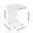 Tray Top Floor Shelf End Table with Storage