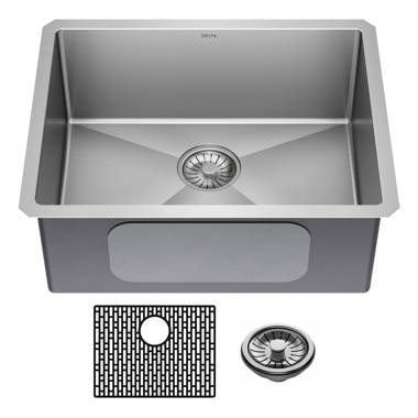 Stainless Steel Single Bowl Kitchen Sink & Accessories