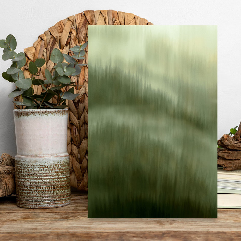Contemporary Art Abstract Organic Serene Forest Landscape Wall Art by Christina Sillen - Wrapped Canvas Print