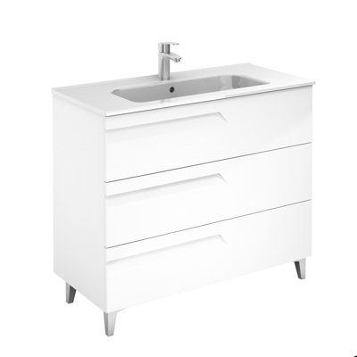 Alejandro 40'' Single Bathroom Vanity with Manufactured Wood Top