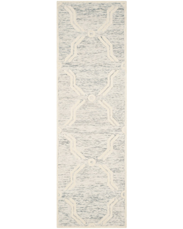 Hand Tufted Wool Geometric Rug