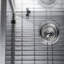 DuraSnow® ZLINE 33" Meribel Undermount Single Bowl Fingerprint Resistant Stainless Steel Kitchen Sink with Bottom Grid