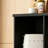 MDF Painted Cabinet With Glass Doors And Drawer Entryway Cabinet Console Cabinet Open Storage Space-1179114900