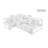 4 - Piece Upholstered Sectional-1967249922