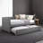 81" Daybed with Trundle – Gray Fabric Upholstery, Wooden Frame, Modern Design – Twin Pull‑Out Trundle, No Box Spring Needed – Space‑Saving Sofa Bed for Guest Room, Living Room, or Home Office-381239044