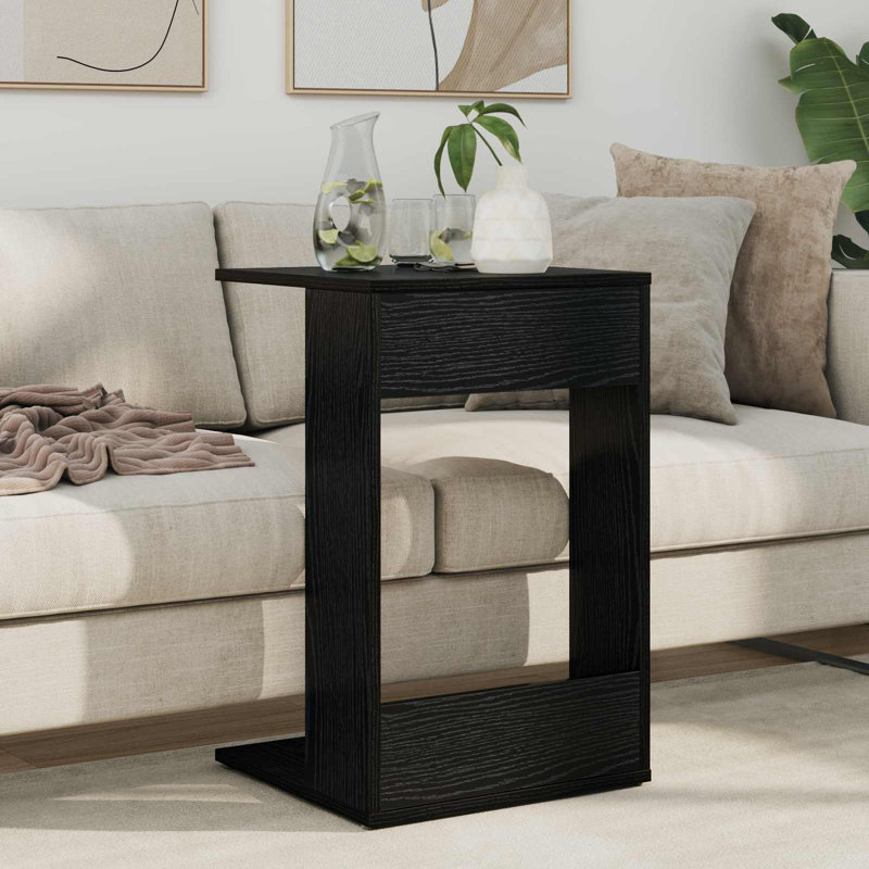 End Table, Black Oak